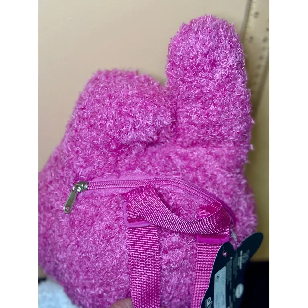 New Sanrio My Melody Plush Backpack Pink White Feather Fleece F25MY65068-XX